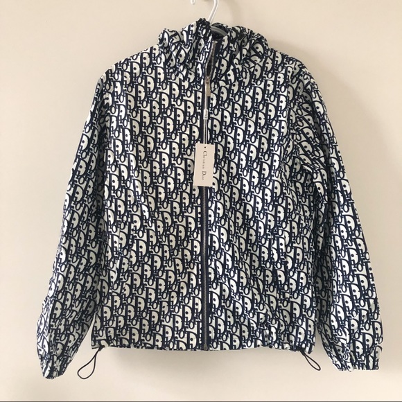 Dior Jackets & Blazers - NWT White and Navy Blue Coat